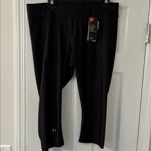 Under Armour Midnight Black Athletic Capris